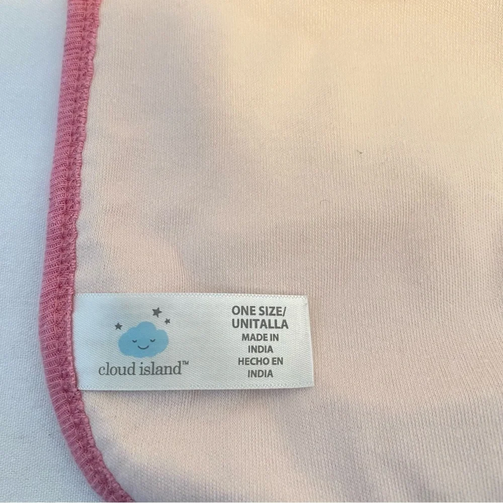 Cloud Island Baby Girl Pink Dribble Bibs Set Of 2